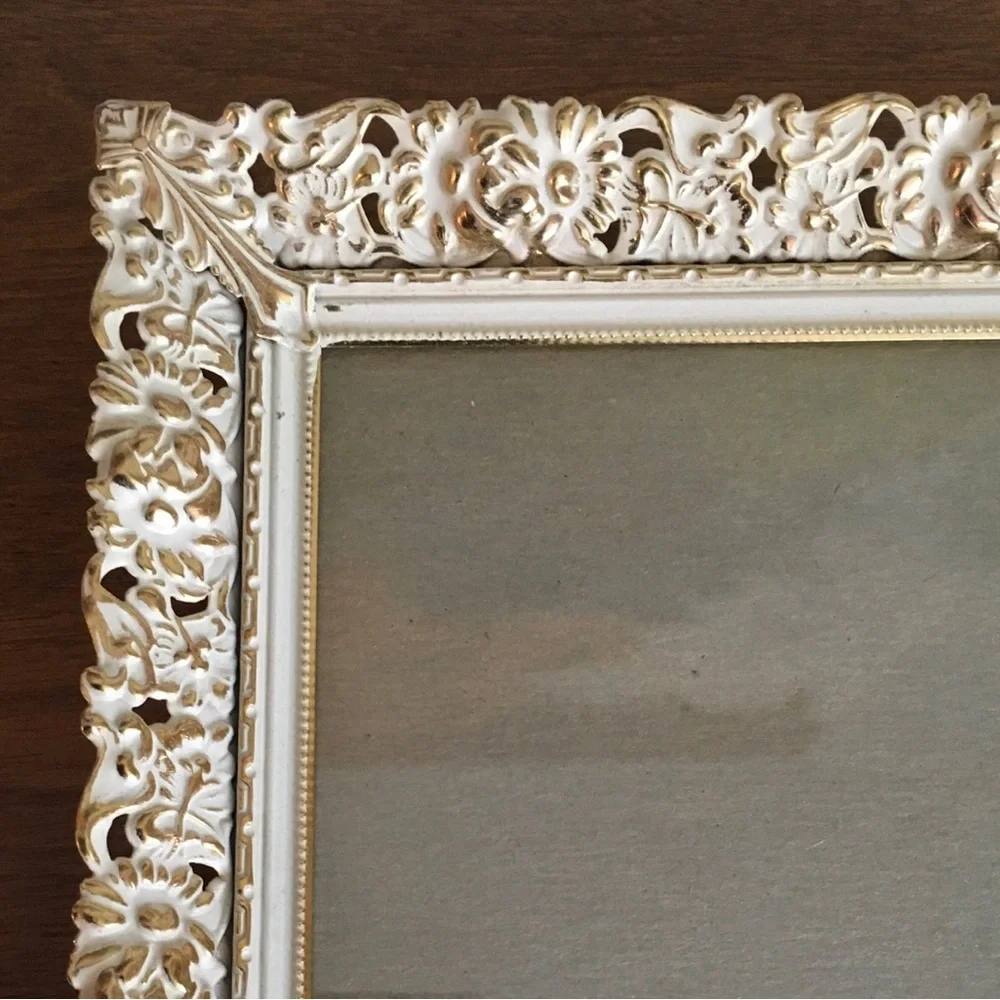 Vintage 60’s Metal Photo Frame